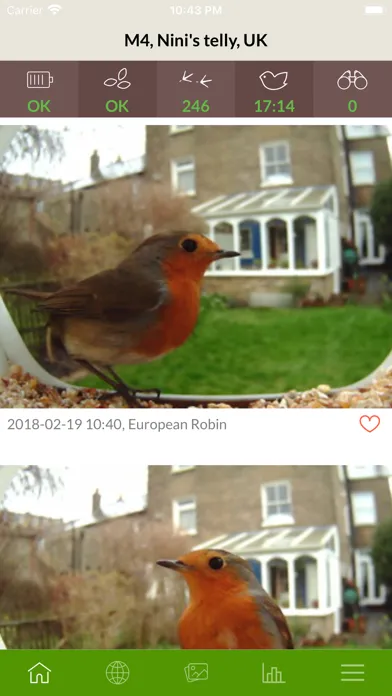 Captures d'écran de Etnobird Smart Bird Feeder