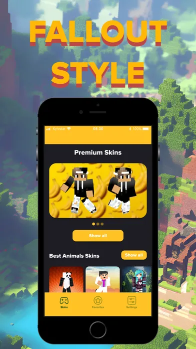 Tangkapan skrin Anime Skins for MCPE