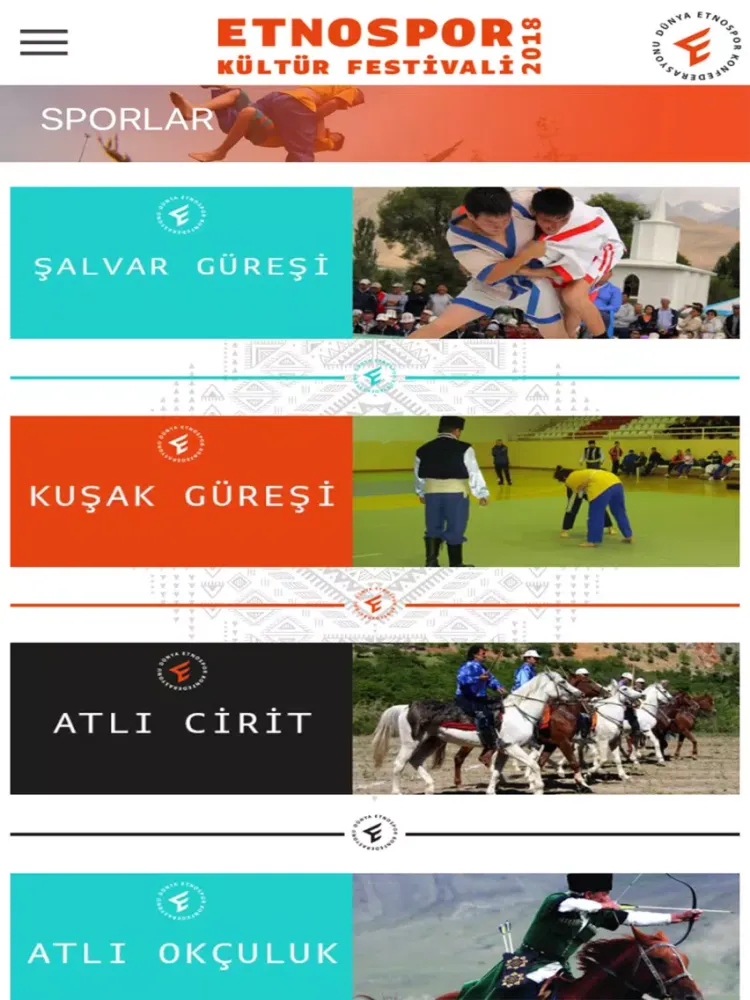 Etnospor Festivali iPad  Screenshots