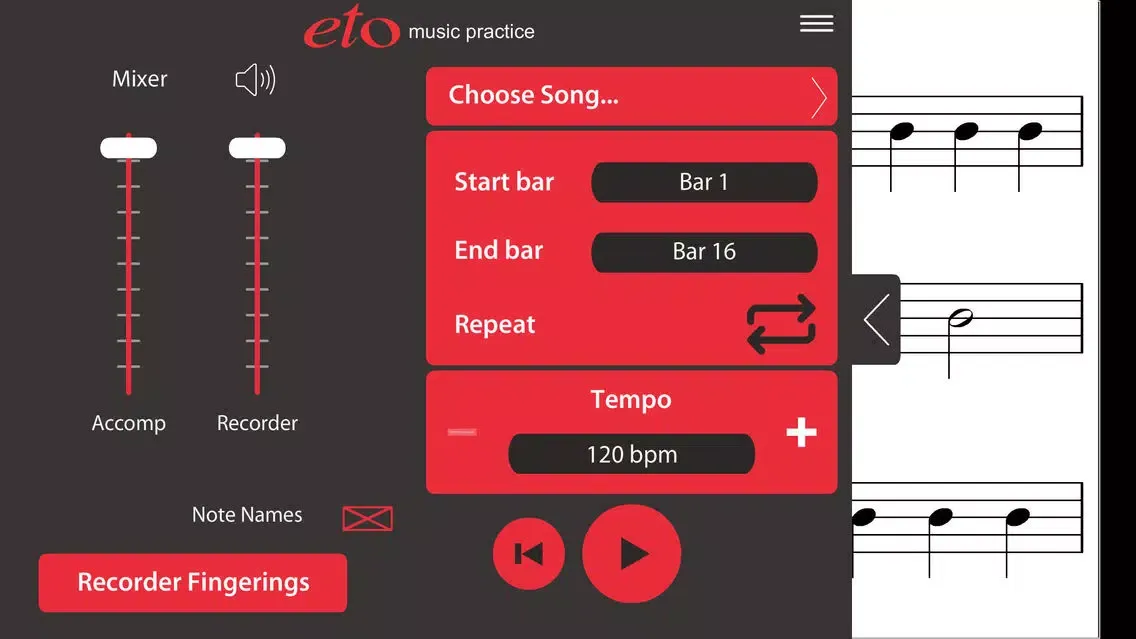 Tangkapan skrin Recorder Level 2