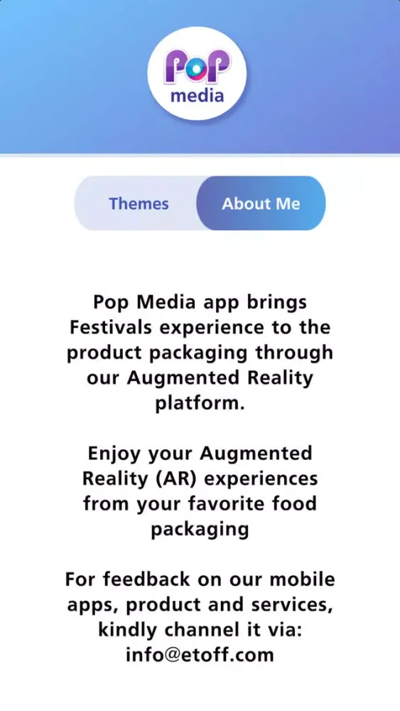 Screenshot di POP Media