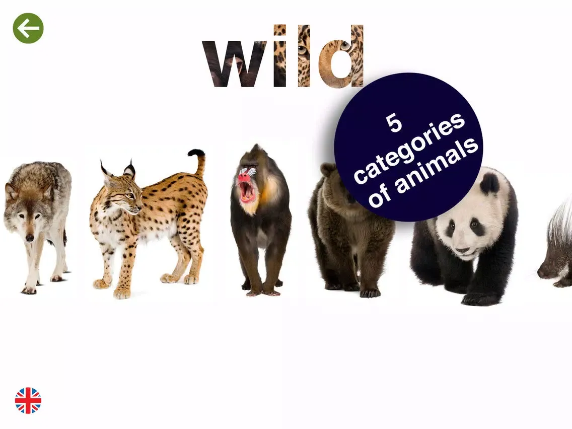 Tangkapan skrin PARADE my picture dictionary of animals Lite iPad 