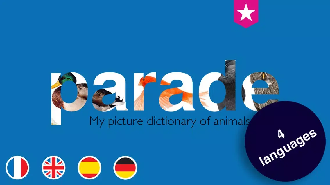 Tangkapan skrin PARADE my picture dictionary of animals Lite