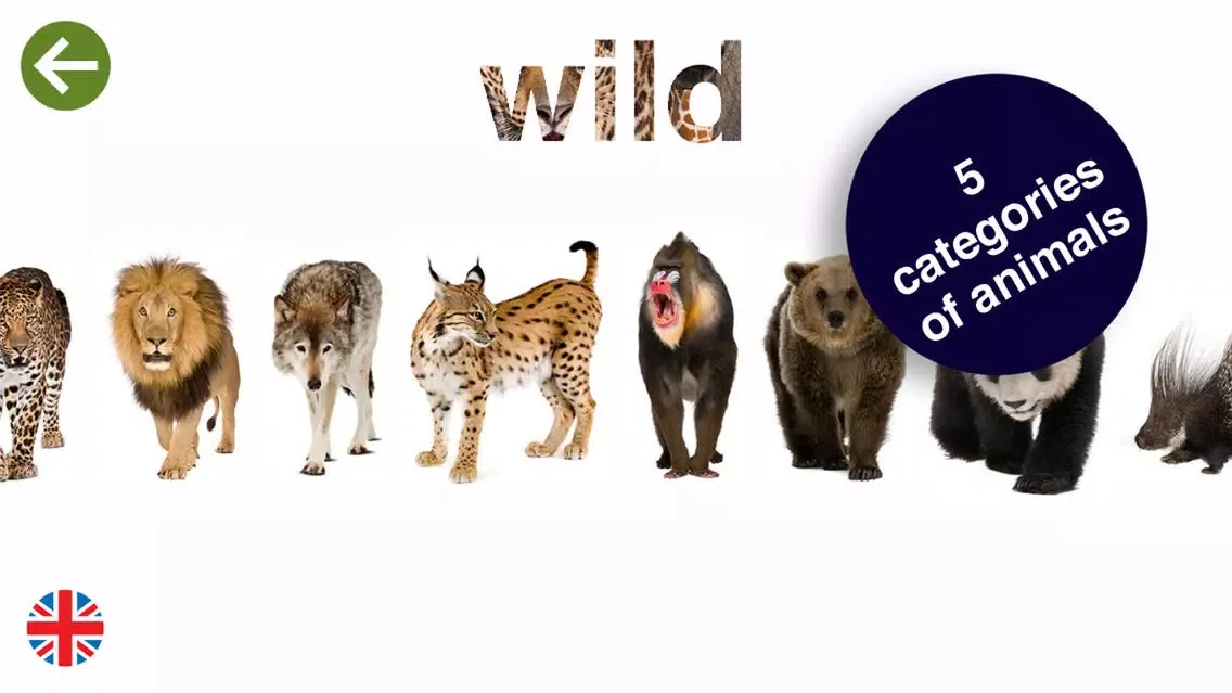 Tangkapan skrin PARADE my picture dictionary of animals Lite