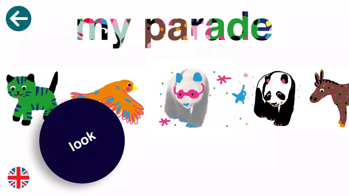 Tangkapan skrin PARADE my picture dictionary of animals Lite