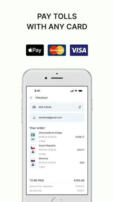 eTOLLs EU - #1 toll aggregator スクリーンショット
