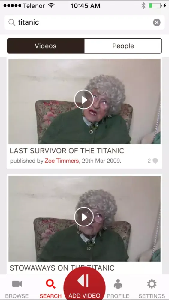Capturas de tela do StoryVault