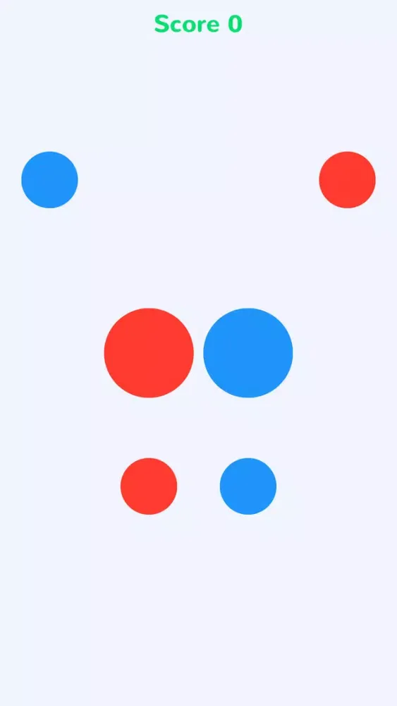 Ảnh chụp màn hình của Twosome Circles - Fun Color Matching Game