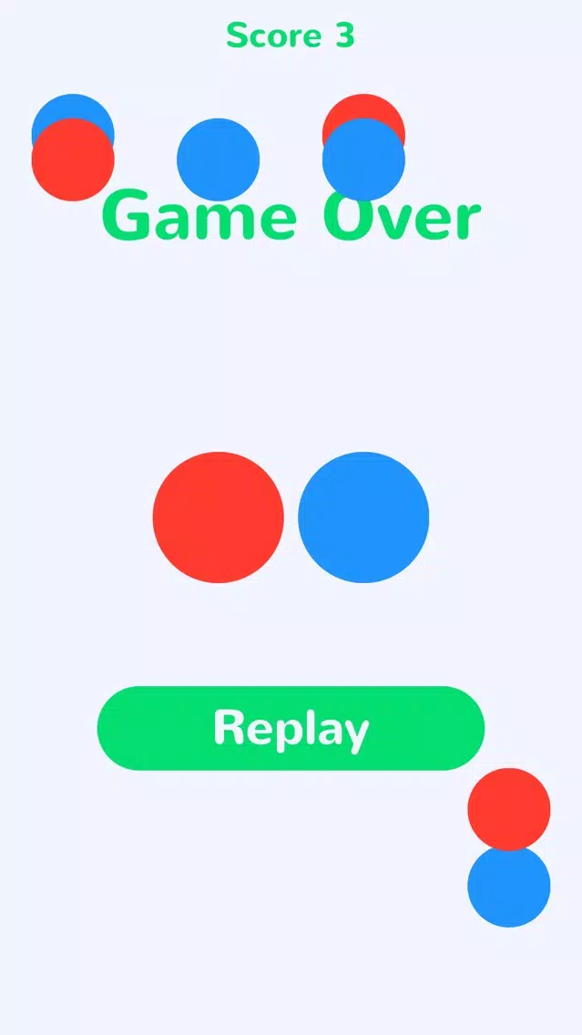 Tangkapan layar Twosome Circles - Fun Color Matching Game