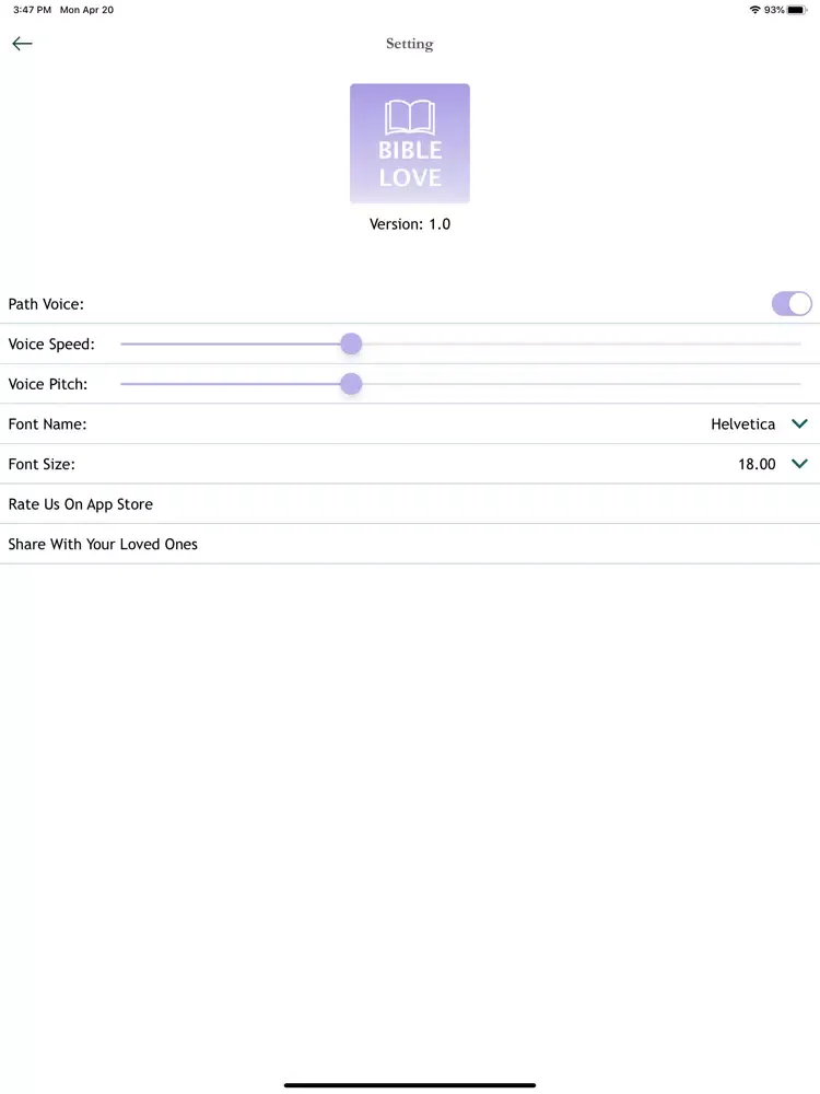 Скриншоты Holy Bible Love iPad 