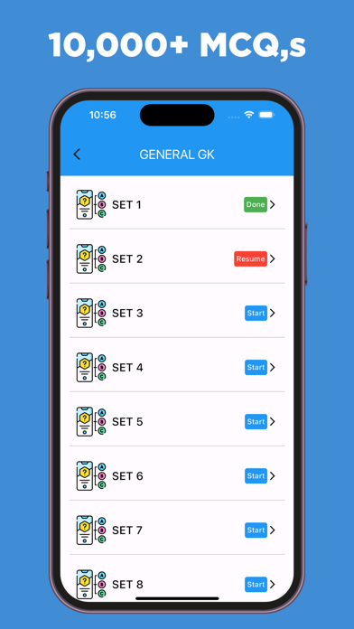 Capturas de tela do General Knowledge Notes & MCQs