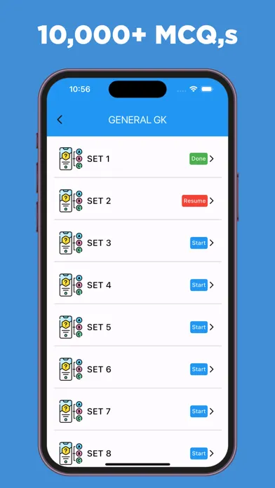 Screenshot di General Knowledge Notes & MCQs