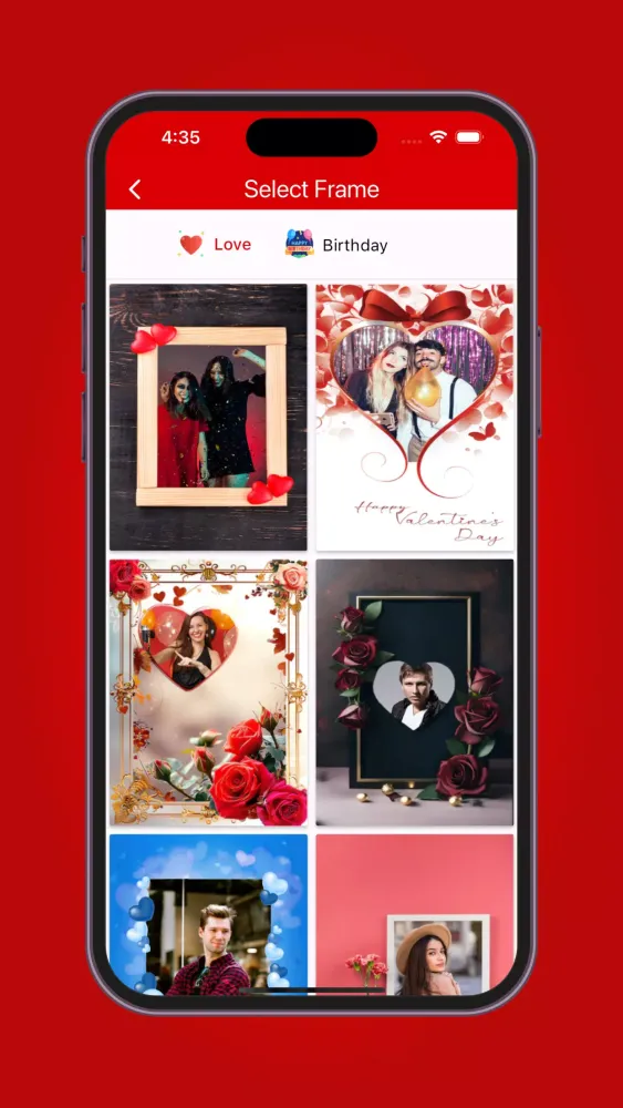 Love Frames Photo Editor スクリーンショット