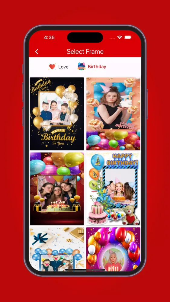 Love Frames Photo Editor スクリーンショット