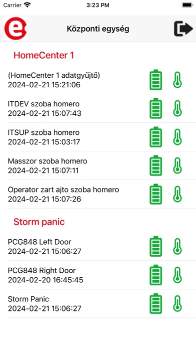 Capturas de pantalla de Frigotracker