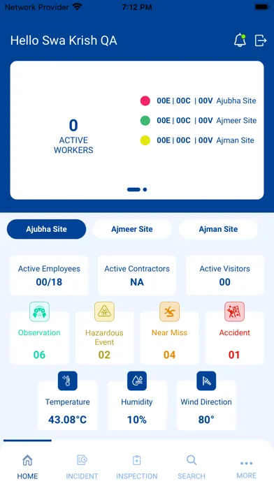 ภาพหน้าจอของ e-TrackSys QHSE