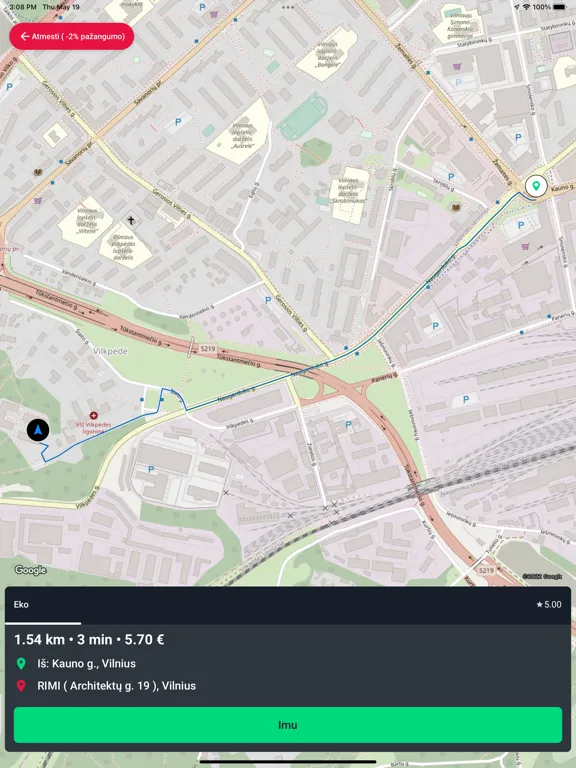 Captures d'écran de ETRANSPORT - Vairuotojams iPad 