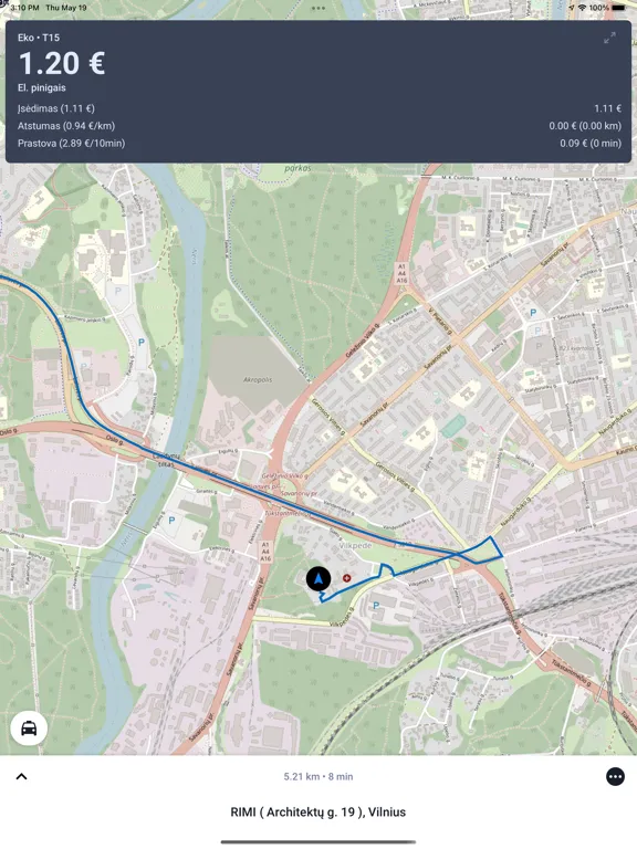 Captures d'écran de ETRANSPORT - Vairuotojams iPad 