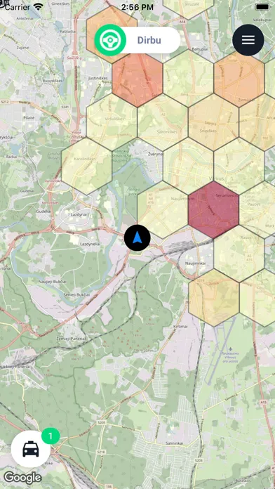 Captures d'écran de ETRANSPORT - Vairuotojams