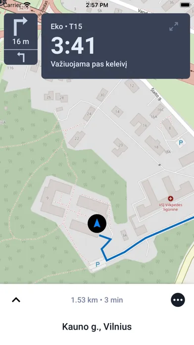 Captures d'écran de ETRANSPORT - Vairuotojams