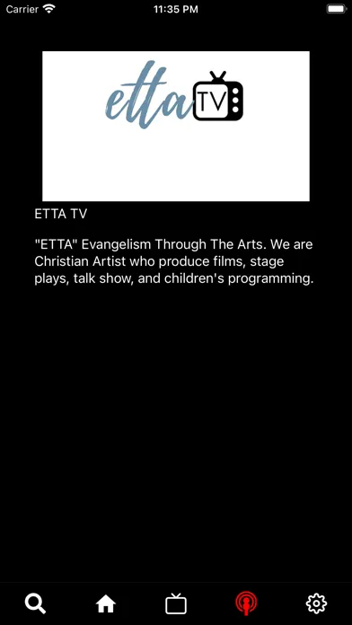 ETTA TV Ekran Görüntüleri