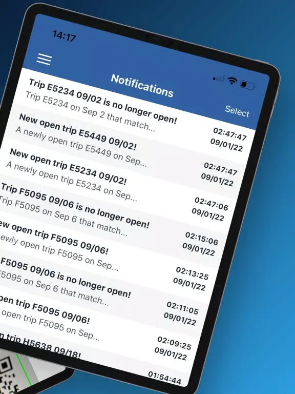 Zrzuty ekranu CC Notifier iPad 