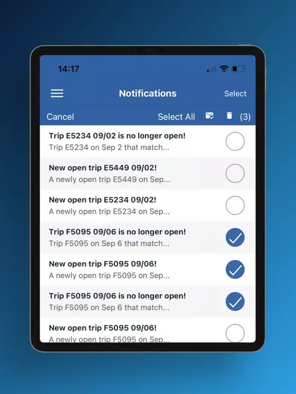 Zrzuty ekranu CC Notifier iPad 