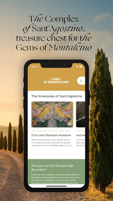 Captures d'écran de L'Oro di Montalcino
