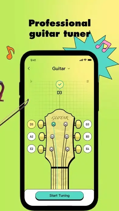 Screenshot di Etuner App