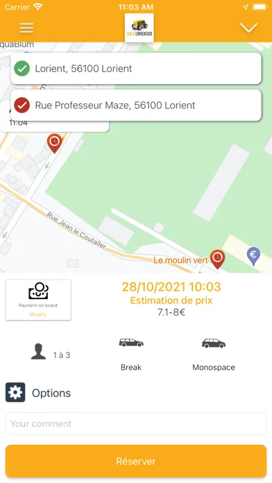 Taxi Lorient स्क्रीनशॉट