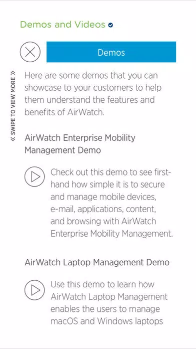 VMware EUC Sales Readiness Briefcases for iPhone Screenshots