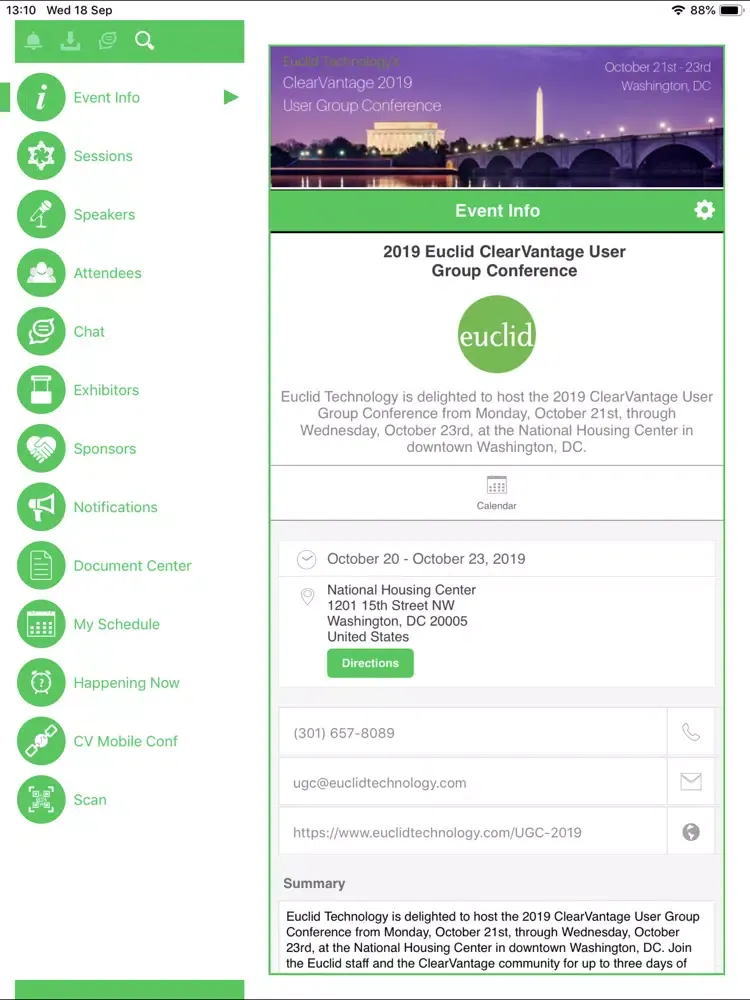 ClearVantage 2019 UGC iPad  Screenshots