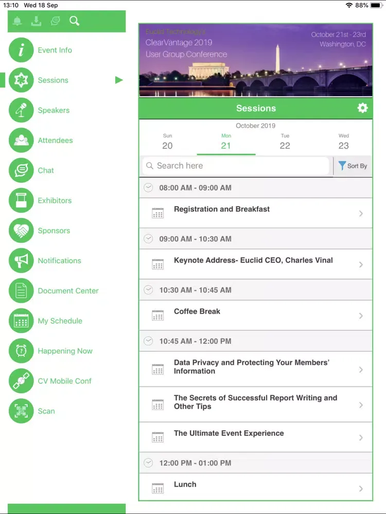 ClearVantage 2019 UGC iPad  Screenshots