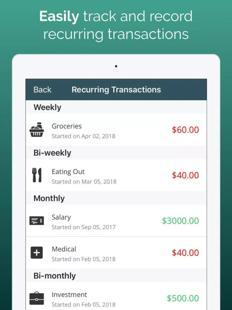 Zrzuty ekranu Budget World iPad 