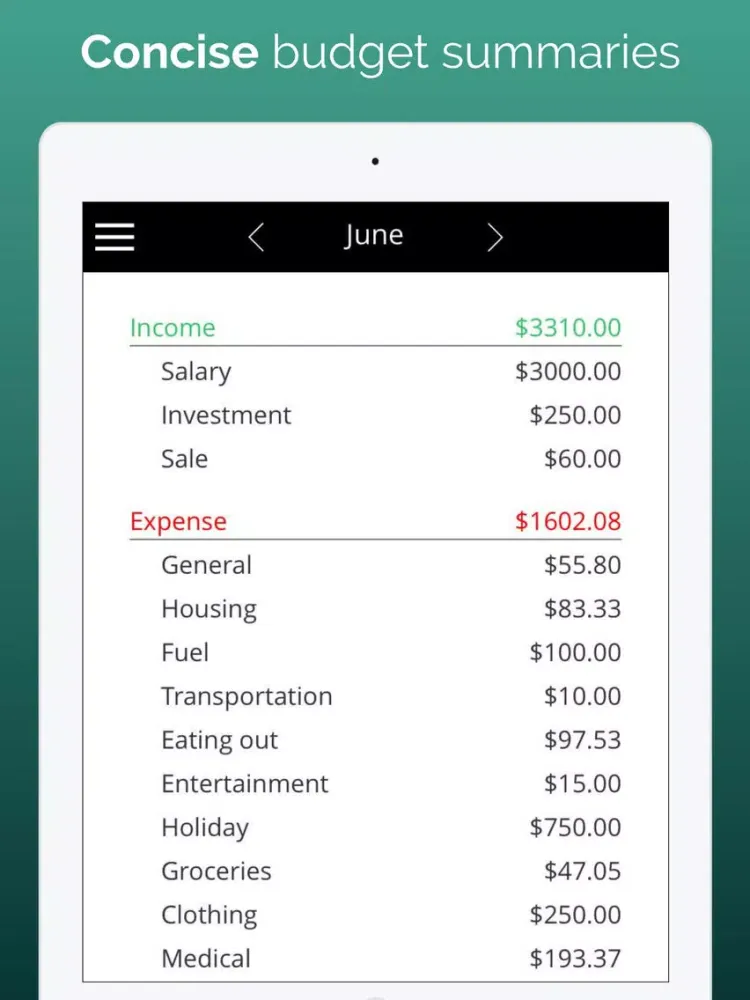 Zrzuty ekranu Budget World iPad 