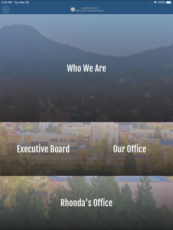 Eugene Police Employees' Assoc iPad  स्क्रीनशॉट