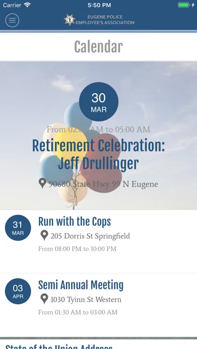 Eugene Police Employees' Assoc स्क्रीनशॉट