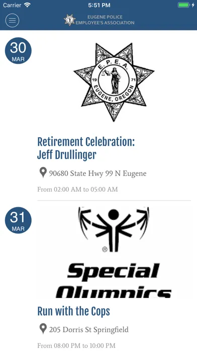 Eugene Police Employees' Assoc स्क्रीनशॉट