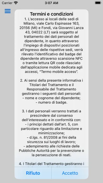 Screenshot di Termo Mobile Access