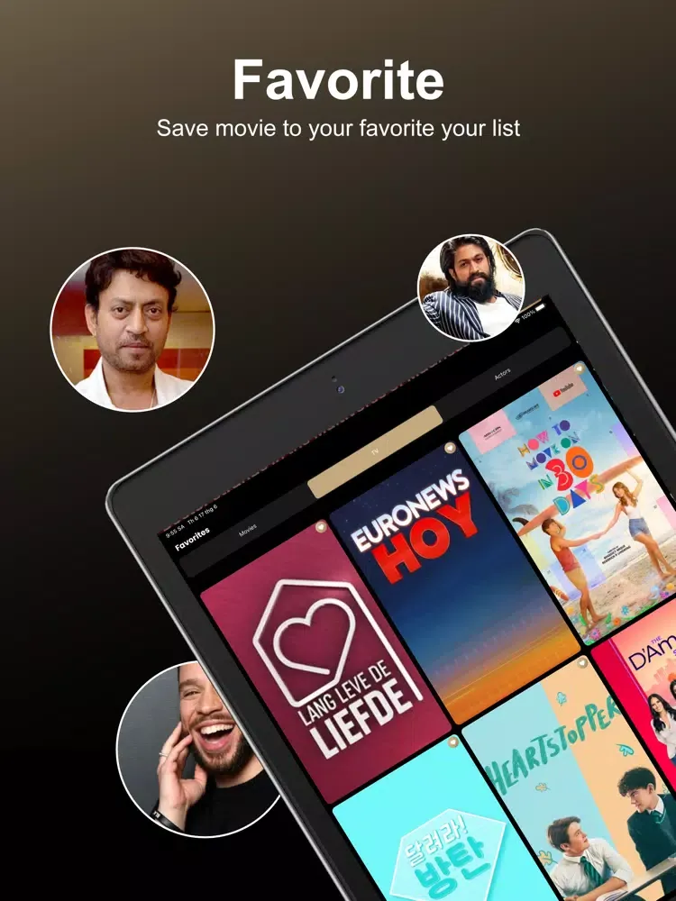 Capturas de tela do Vid. Mate: Movies & TV Show iPad 