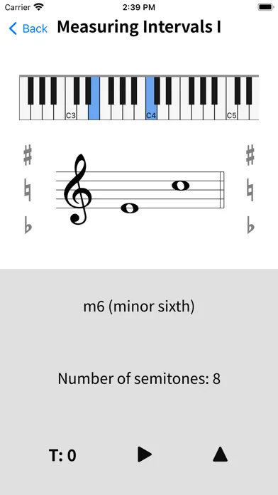 Ảnh chụp màn hình của Interval Test