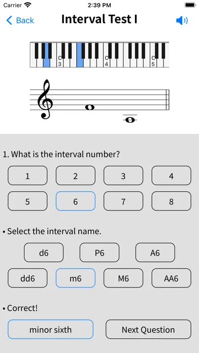 Ảnh chụp màn hình của Interval Test