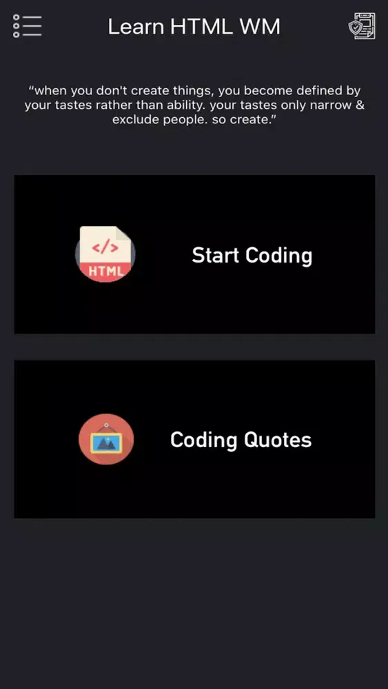 Learn HTML WM سکرین شاٹس