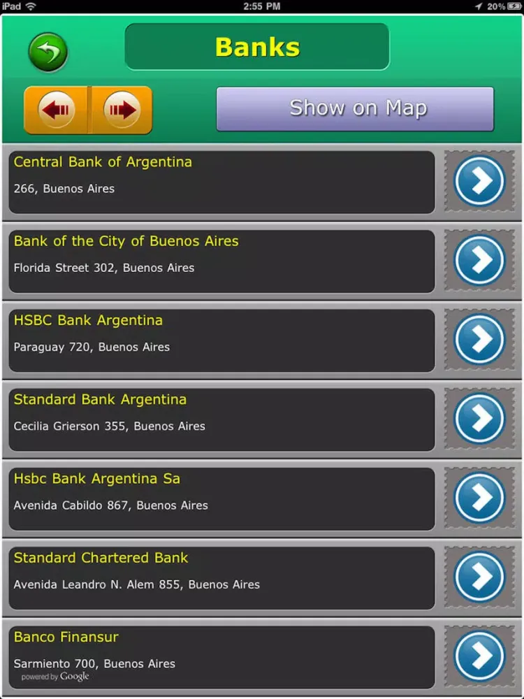 Скриншоты Wondorful Argentina iPad 