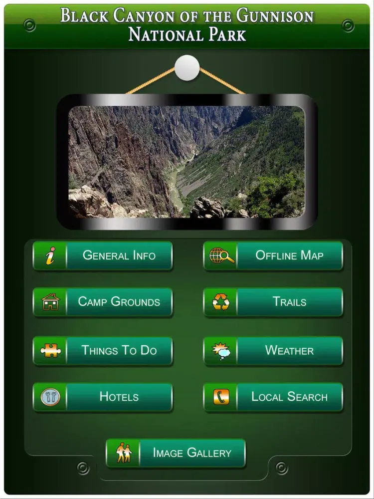 Black Canyon of the Gunnison National Park iPad  Screenshots