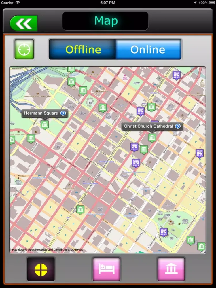 Zrzuty ekranu Houston Offline Map Guide iPad 