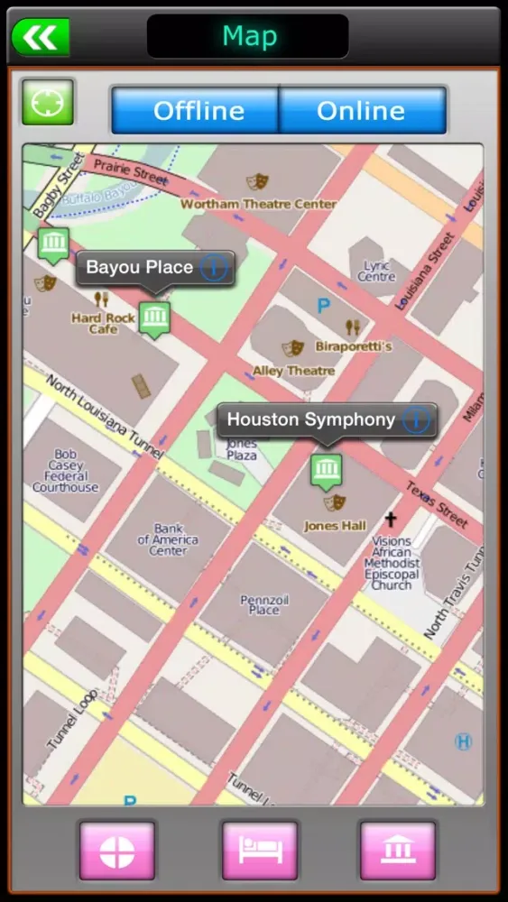 Zrzuty ekranu Houston Offline Map Guide