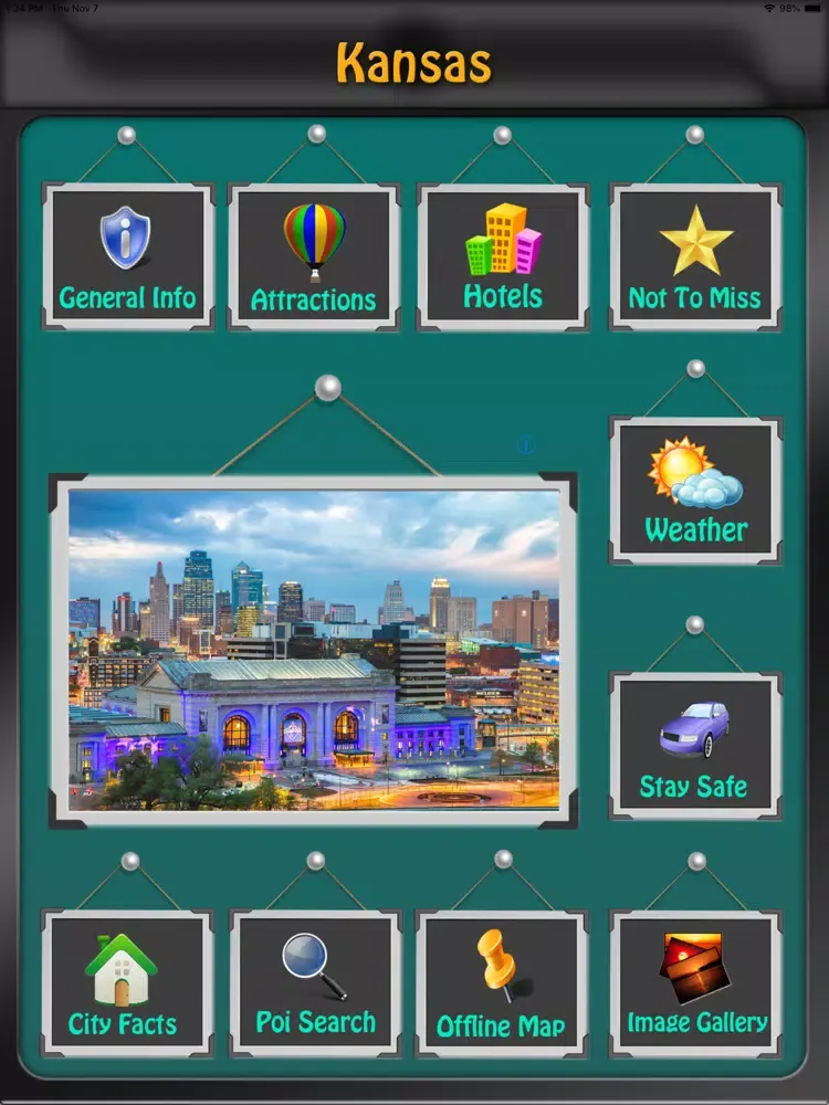 Kansas Offline City Explorer iPad  スクリーンショット