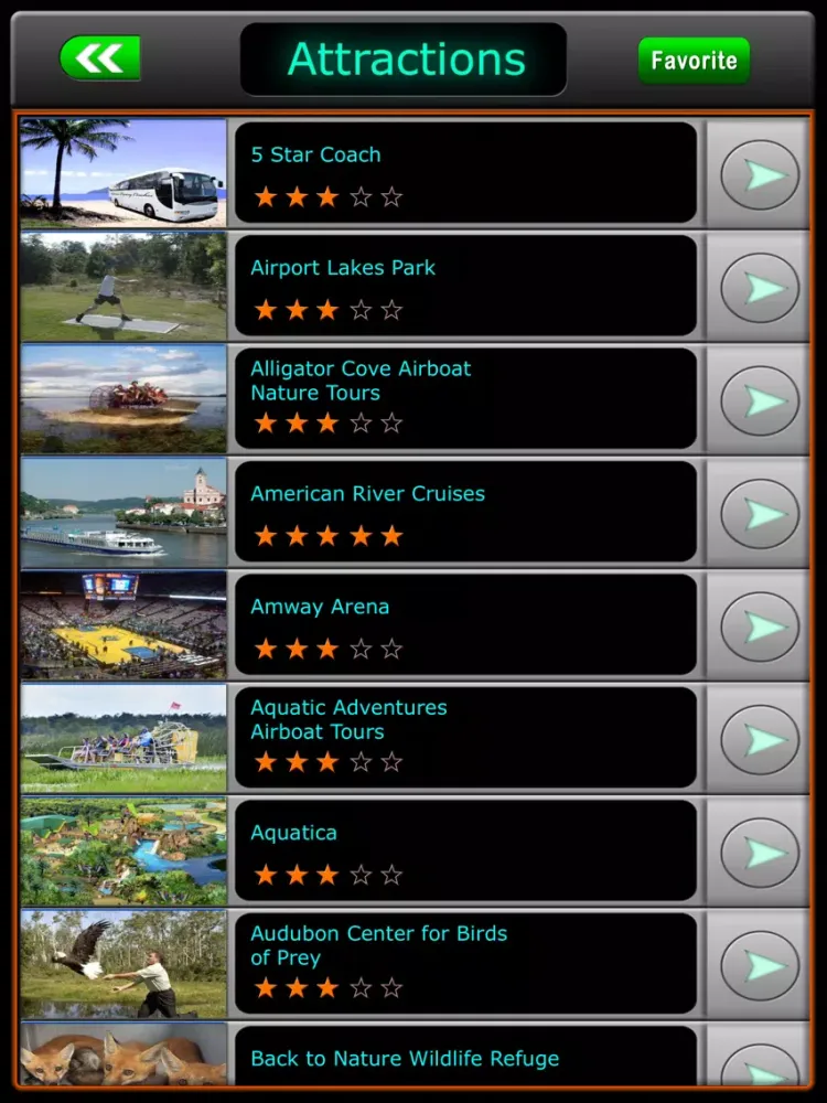 Tangkapan skrin Orlando Offline Map Guide iPad 