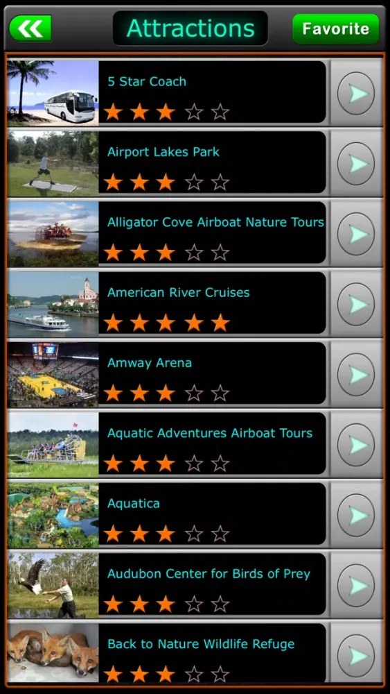 Tangkapan skrin Orlando Offline Map Guide
